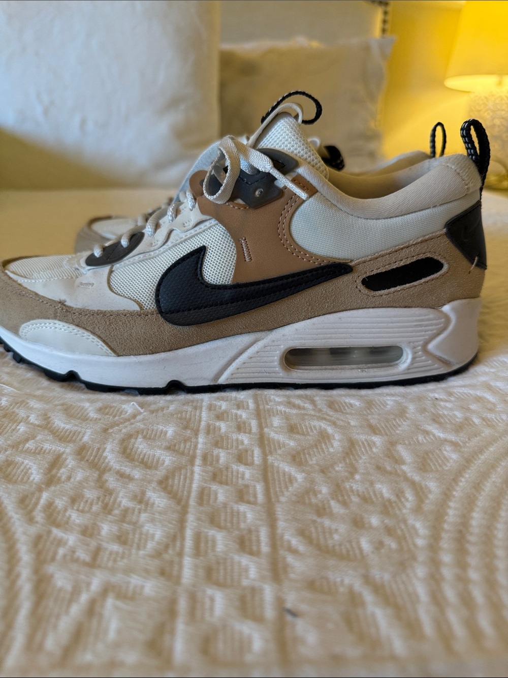 Nike Women’s Air Max 90 Futura Sneakers in Beige and Brown